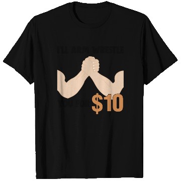 Discover Arm Wrestling Funny Muscle Man Arm Fighting T Shirts