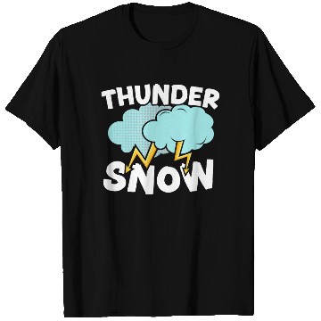 Discover Thunder Snow Lover Ice Cold Snowy Winter Season T Shirts