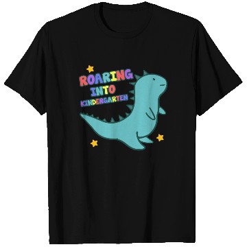 Discover Roaring Into Kindergarten Cute Dinosaur Back To T Shirts