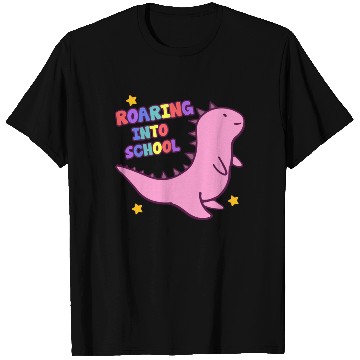 Discover Roaring Into School Cute Dinosaur Back To School T Shirts