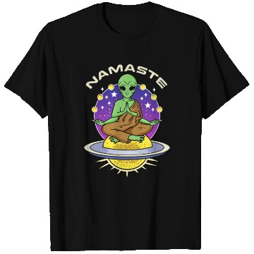 Discover Namaste Alien For Yoga Lover T Shirts
