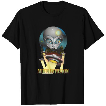 Discover Alien Invasion 1 T Shirts