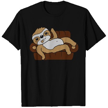Discover sloth home chill sofa T Shirts
