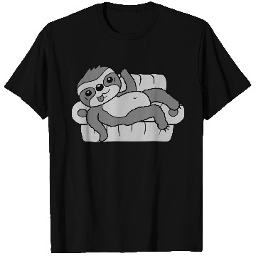 Discover Sofa sloth chill home T Shirts