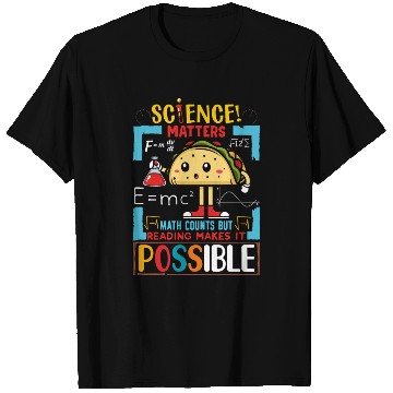 Discover Science math matters counts T Shirts