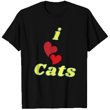 Discover I love cats i love T Shirts