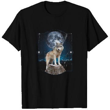 Discover Wolf Moon Forest Wolves Nature Nature Liever Full T Shirts