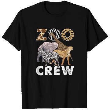 Discover Zookeeper Wild Animals T Shirts