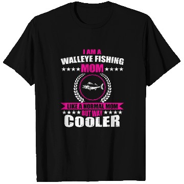 Discover Walleye Fishing Mom For Women T Shirts