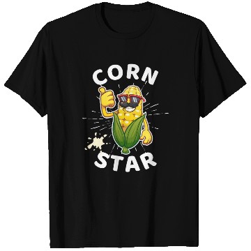 Discover Funny Corn Star Sunglasses Mustache big Postal Service T Shirts