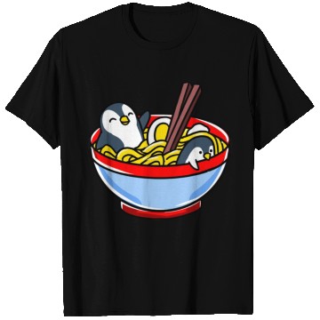 Discover Penguin Ramen For Ramen Lover T Shirts