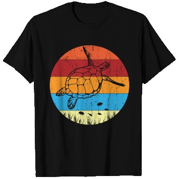 Discover Retro Sea Turtle For Turtle Lover T Shirts