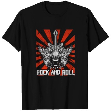 Discover Guitar Musician Guitarist Rock and Roll T Shirts