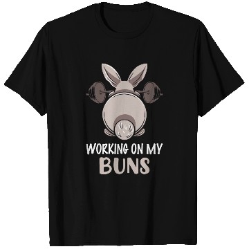 Discover Working On My Buns Funny Gym Lover Bunny Easter T Shirts