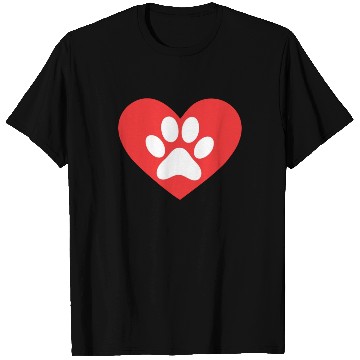 Discover Dog Paw Heart Dog Is My Valentine Day T Shirts