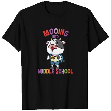 Discover Mooing Into Middle School Cow T Shirts