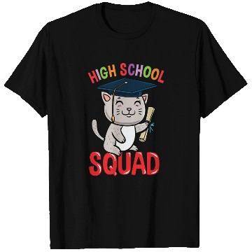 Discover High School Squad Cat Back To School T Shirts