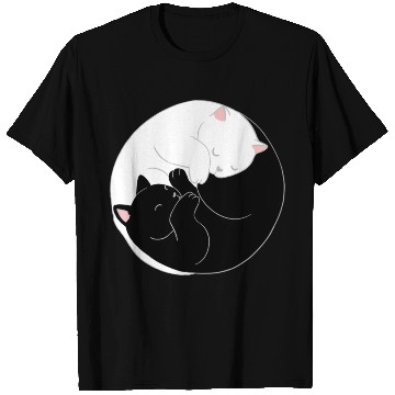 Discover Yin Yang Cat For Cat Lover T Shirts