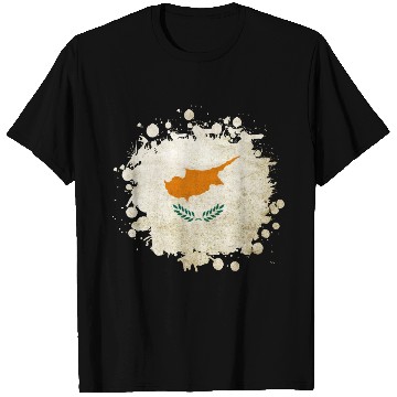 Discover Cyprus vintage blob flag T Shirts