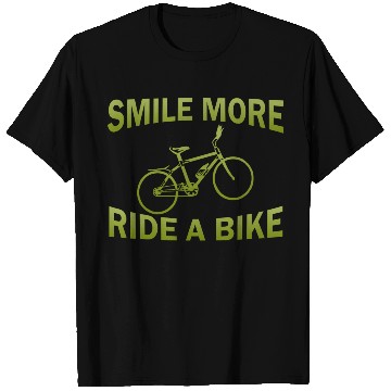 Discover SMILE MORE RIDE A BIKE T Shirts