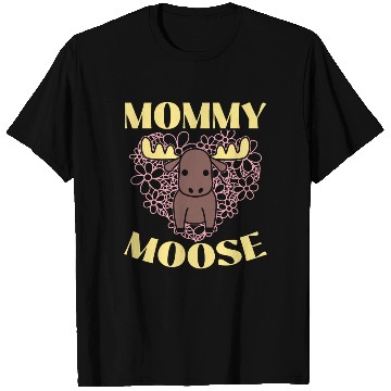 Discover Mommy Moose Lover Alces Elk Deer Mothers Day T Shirts