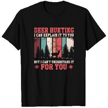 Discover Buck Deer Hunting Hunter Vintage T Shirts