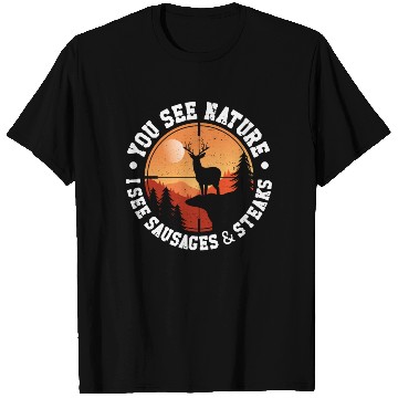 Discover Buck Deer Hunting Hunter Bbq T Shirts