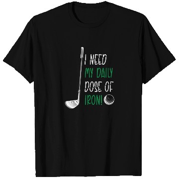 Discover Golf Golfer Present Golf Player Golf Club Ball T Shirts