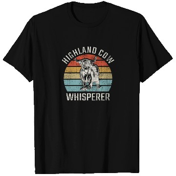Discover Highland Cow Whisperer T Shirts