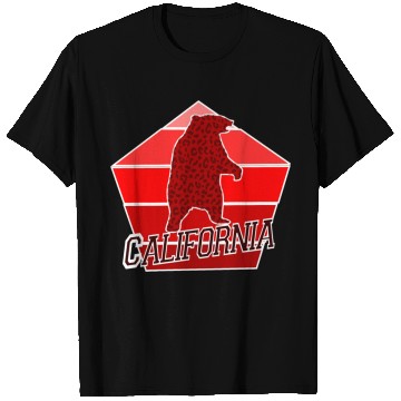 Discover California Bear Flag T Shirts