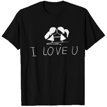 Discover lesbian couple couple i love you T Shirts