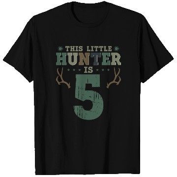 Discover Buck Deer Hunting Hunter Kid 5th T Shirts