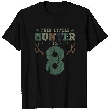 Discover Buck Deer Hunting Hunter Kid 8th T Shirts