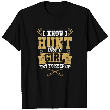 Discover Buck Deer Hunting Hunter Girl I T Shirts