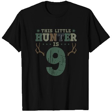 Discover Buck Deer Hunting Hunter Kid 9th T Shirts