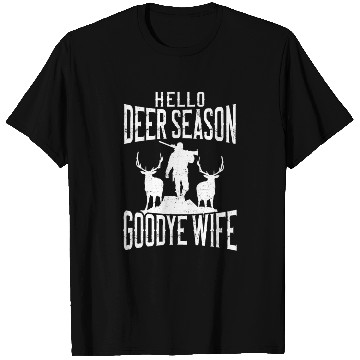 Discover Buck Deer Hunting Hunter Husband T Shirts
