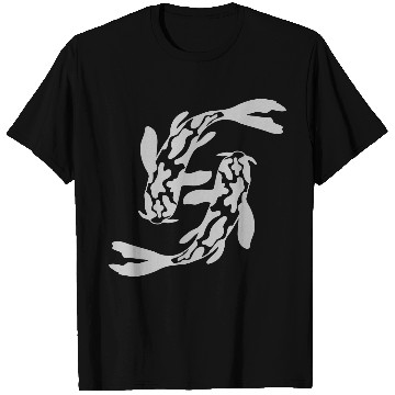 Discover design 2 koi fish T Shirts