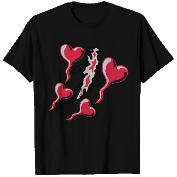 Discover hearts koi fish nishikigoi T Shirts