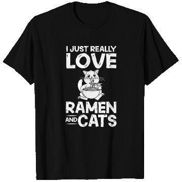 Discover Ramen Cat Bowl Chicken Noodle Soup Japanese T Shirts