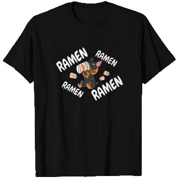 Discover Doberman Instant Ramen Noodles T Shirts