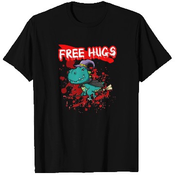 Discover Free Hugs Halloween Sarcasm Scary Creepy Costume T Shirts