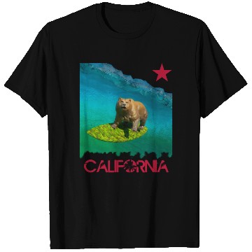Discover SURFING BEAR , on california T Shirts
