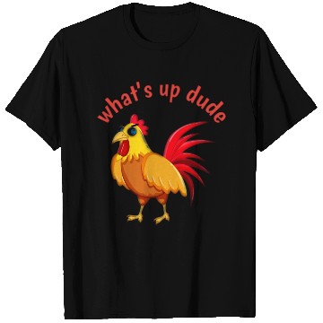 Discover Angry Cartoon Cock Bird T Shirts