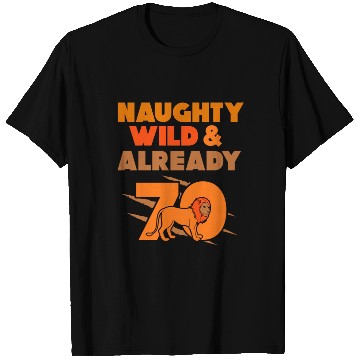 Discover Gift 70 years birthday Men lion T Shirts
