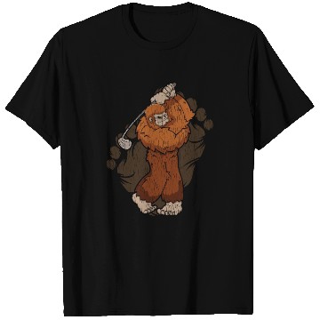 Discover Bigfoot Golf Sasquatch Golfing T Shirts