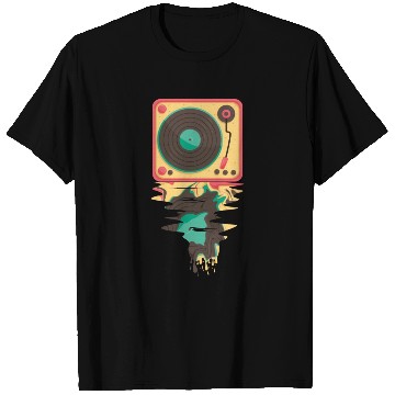 Discover Vinyl Music Lover DJ Vinyl Record T Shirts