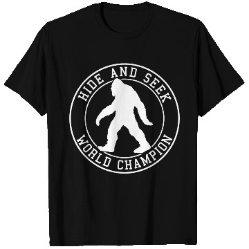 Discover Hide And Seek World Champion Bigfoot Yeti Best Dad T Shirts