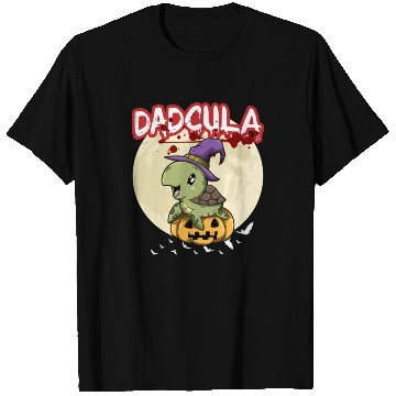 Discover Dadcula Dracula Vampire Dad Funny Halloween Party T Shirts