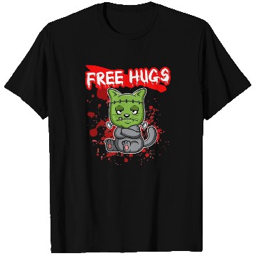 Discover Free Hugs Halloween Sarcasm Scary Creepy Costume T Shirts