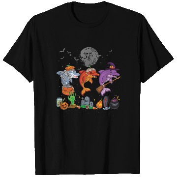 Discover Mummy Pumpkin Witch Dolphin Halloween T Shirts